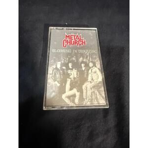 Metal Church  Blessing In Disguise CASSETTE TAPE 1st US issue overkill metallica
